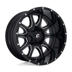 Fuel – D627 VANDAL – Black – 22″x12″ -43mm – Summer Wheels – D62722201747